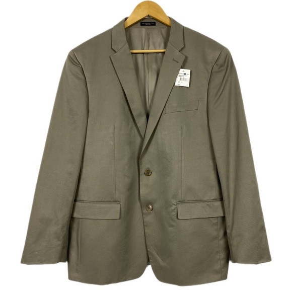 NWOTJohn Varvatos Star USA Beige 2 Button Sport Coat Size 46R